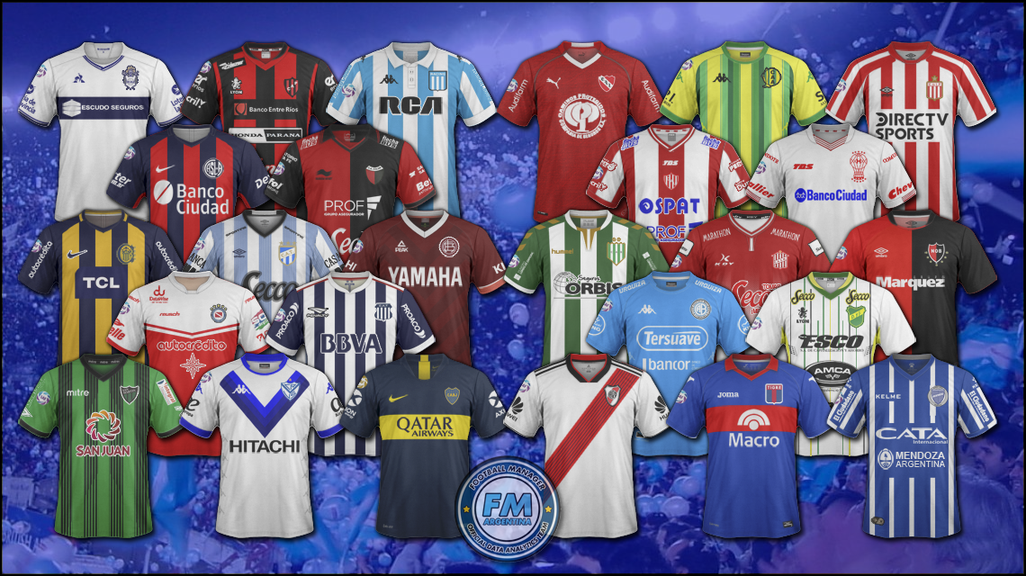 Kits SS Superliga Argentina 2018/19 | Football Manager Argentina